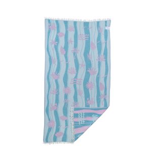 SEASHELLS AQUA LILA TEAL