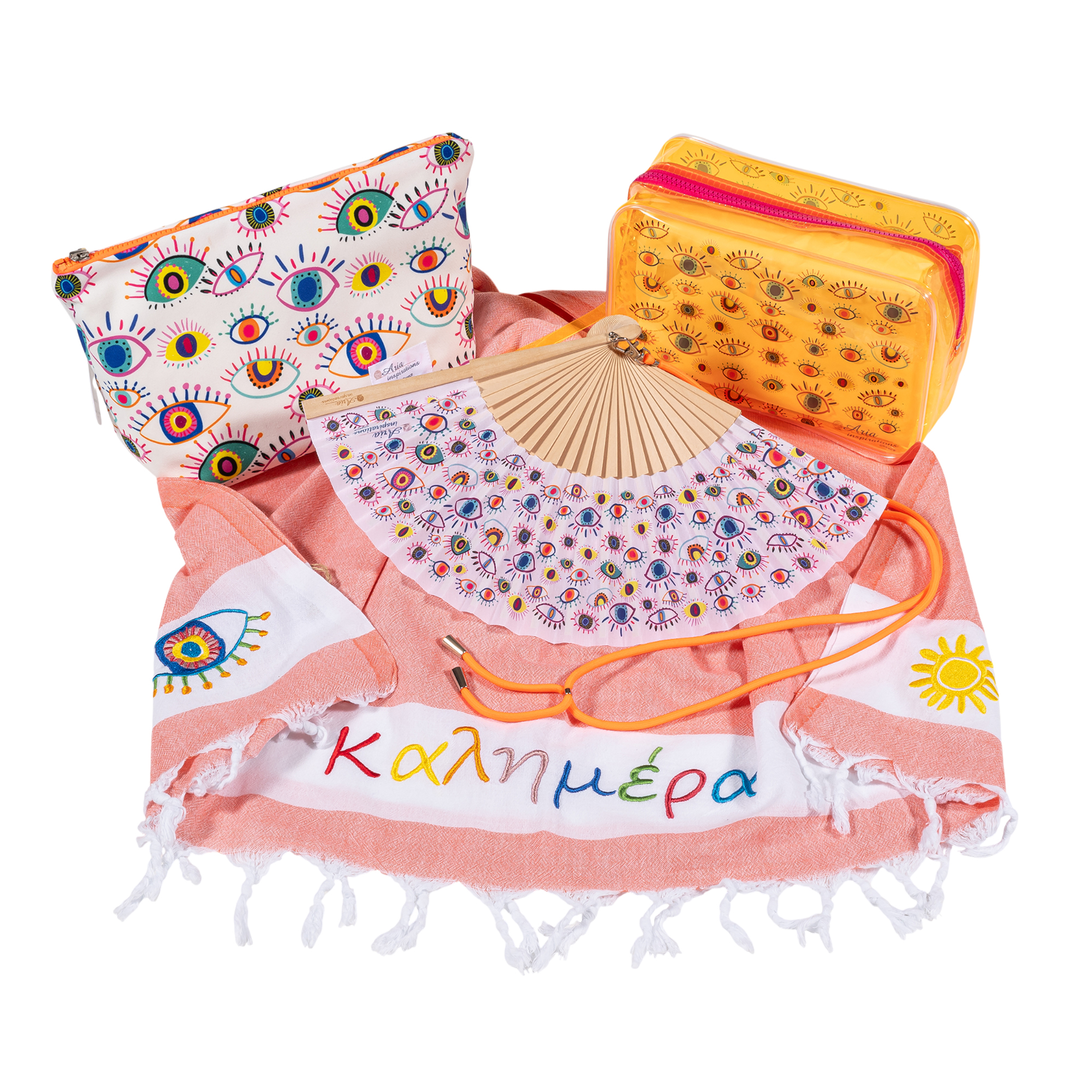 My Greek HandFan Color Eyes - Image 3