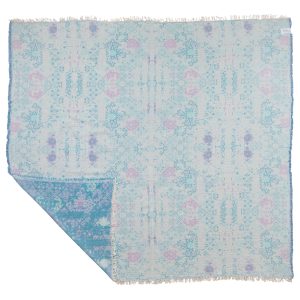 MEDITERRANEAN TILES BLANKET LILA TEAL AQUA